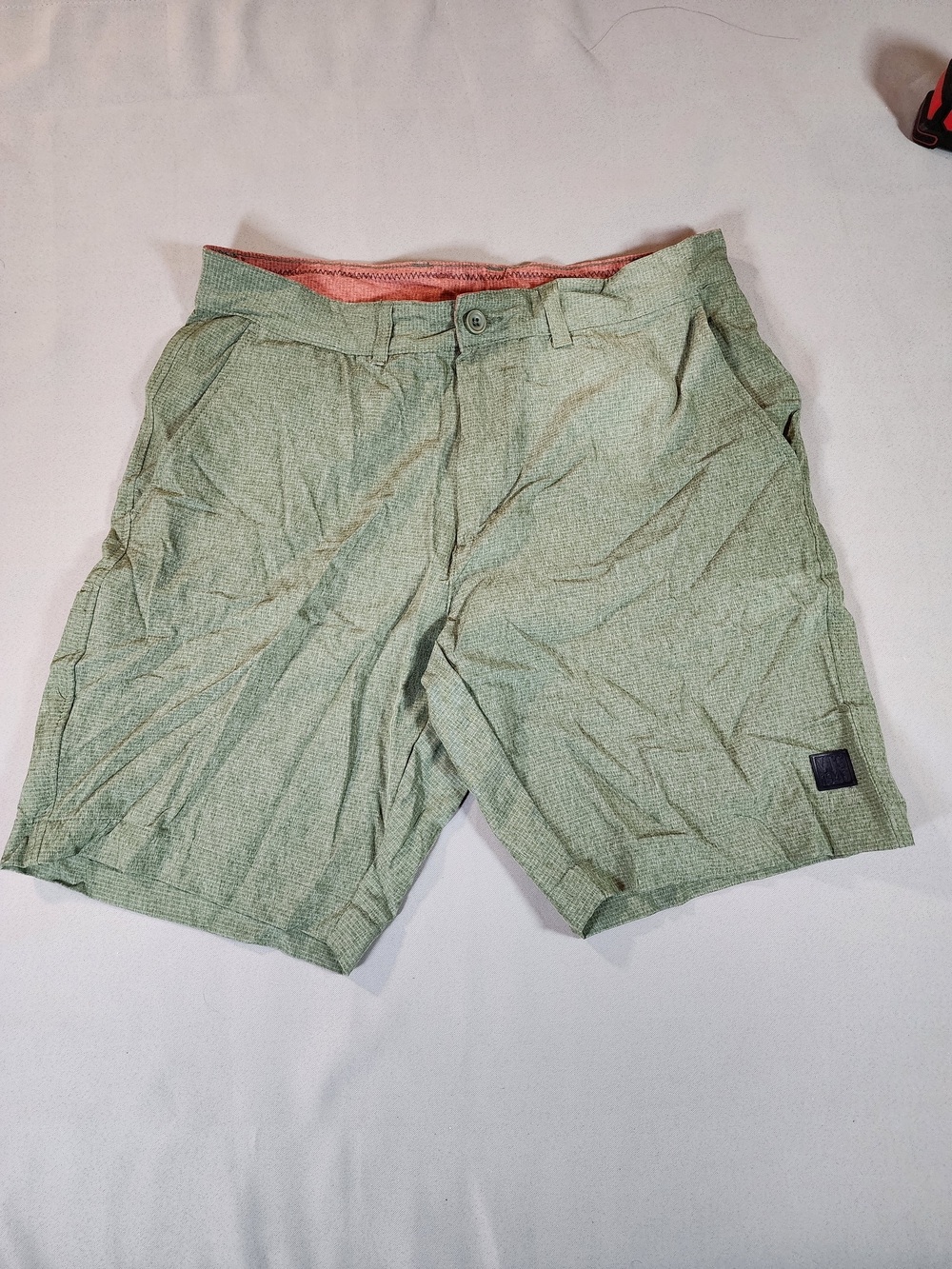 Vintage 1946 Mint Green Flat Front Men's Shorts